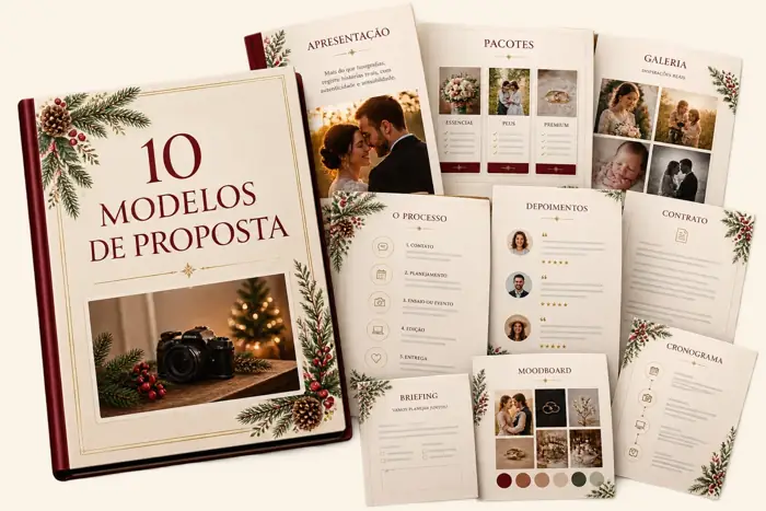 Mockup do bônus 10 Modelos de Proposta